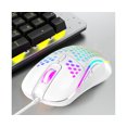 thumbnail image 5 of D011 Mouse Honeycomb Shell Programmable Key 7200DPI 125-1000Hz High Responsivity Gaming Mouse for Gaming - White, 5 of 5