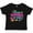 AB-Black, variant on Cutest Cowgirl in Town with Cowgirl Hat and Boots Girls Toddler T-Shirt