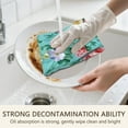 thumbnail image 7 of 6 Pcs Funny Kitchen Towels,Pioneer Flower Floral Print Pattern Microfiber Dish Towels,Kitchen Tea Towels,Kitchen Towel Set (18" X 26"), 7 of 7