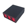 thumbnail image 2 of Milaget Card Deck Box Container Strong Versatile Display Organizer Sports Cards Case Black Red, 2 of 9