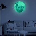 thumbnail image 2 of Pegatinas de pared o luna que brillan en la oscuridad - Pegatinas luminosas para efecto de luna simulada en la noche - Decoración ideal para niños o adultos - para niños y niñas, 2 of 5