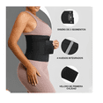 thumbnail image 3 of Faja Postparto Embarazo Tres Velcros Colombiana Reductiva color negro, 3 of 4