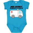 thumbnail image 3 of Inktastic My Aunt Saves Lives Ambulance Boys or Girls Baby Bodysuit, 3 of 5