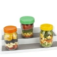 thumbnail image 1 of RKSTN Cap Produits 16 Couvercles de Pots en Plastique Colorés -8 Grand Ouverture 8 Réguliers, 1 of 4