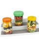 thumbnail image 2 of Colored Plastic Jar Lids Set | 16 Pack - 8 Wide Mouth 86mm + 8 Regular Mouth 70mm | Fits Mason Ball Kerr Jars | Leakproof Dishwasher Safe | Multi-Color | Refrigerator Freezer Safe, 2 of 5