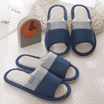 thumbnail image 2 of Ebizware Womens Slippers, Open Toe Memory Foam Scuff Slippers, Cozy Slip On Indoor / Outdoor Bedroom House Shoes, 2 of 8