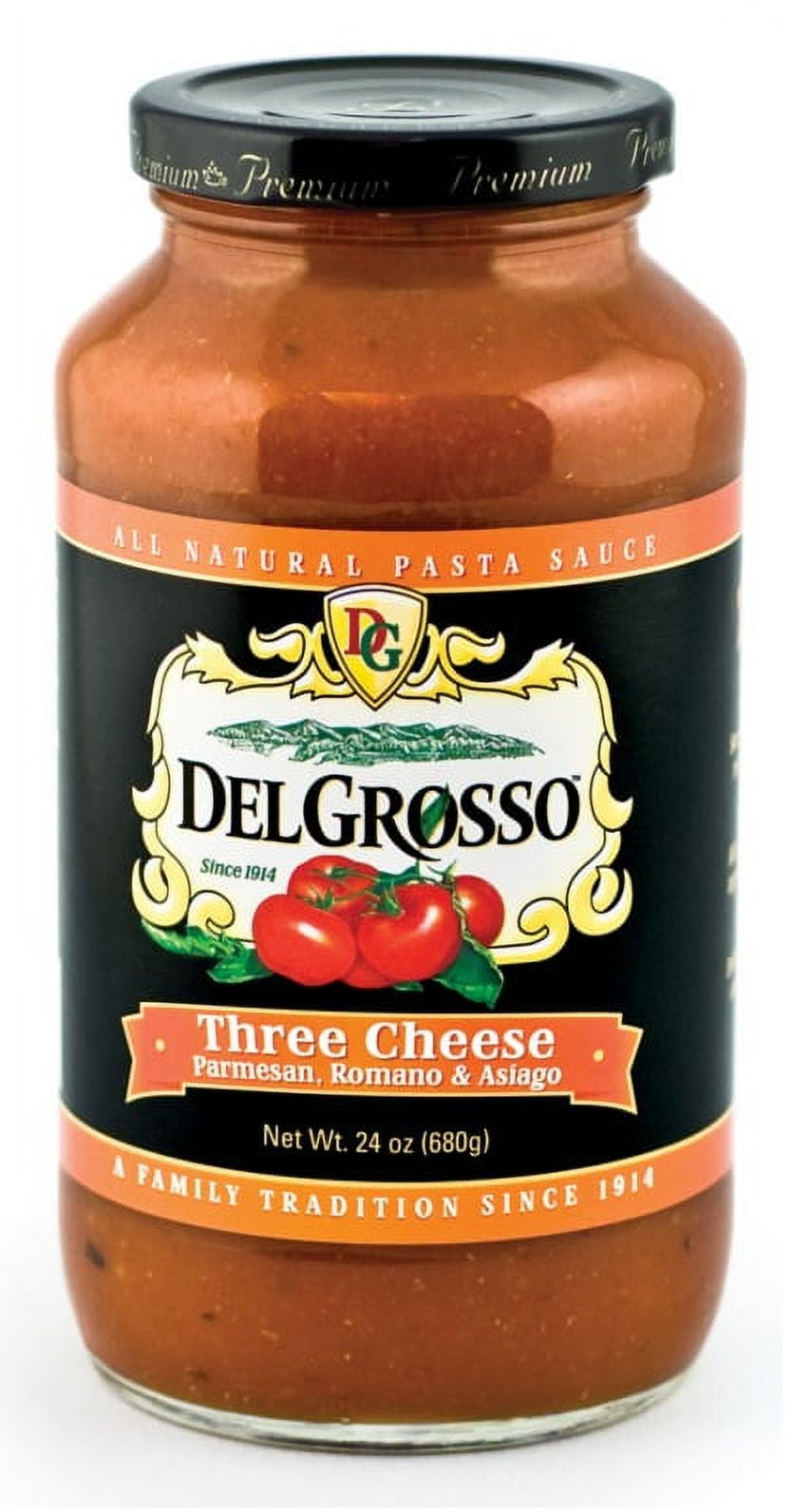 (12 pack) Del Grosso 24oz. Three Cheese