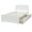 White:1#, variant on Twin Size Platform Bed with 2 Stoarge Drawers, No Box Spring Needed, Twin Size Bed Frame with Headboard (Gray)