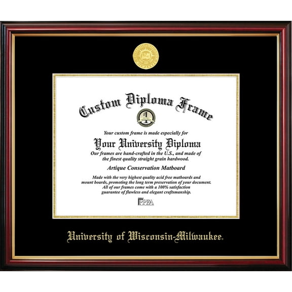 Wisconsin, Milwaukee Petite Diploma Frame