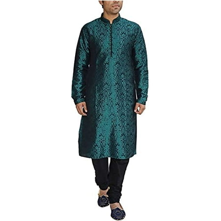 

Royal Kurta Men s Jacquard Silk Floral Kurta Pyjama
