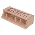 thumbnail image 1 of Soporte para herramientas de perforación de madera, soporte para herramientas de cuero 3 Soporte para herramientas de artesanía de cuero de madera Estante para herram, 1 of 14