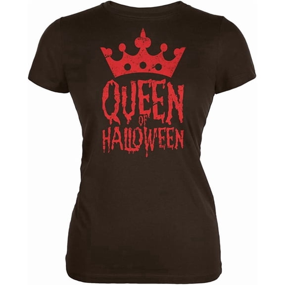 Halloween Queen Of Halloween Women's Juniors Soft T Shirt