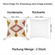 thumbnail image 2 of Juego de 2 fundas de cojín Boho 45 x 45 cm, funda de cojín decorativa con cremallera oculta, cojín decorativo, cojín de sofá, funda de cojín con borlas, suave para salón, 2 of 5