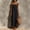 Black women square neck maxi dress a1, variant on Women Square Neck Sleeveless Boho Maxi Dress Casual Flowy Spaghetti Strap Beach Vacation Long Dresses Solid Summer Sundress, White S