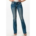 thumbnail image 2 of Grace in LA Women's Necklace Embroidered Embellished Pocket Bootcut Stretch Jeans (27), 2 of 3
