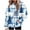Blue, variant on Christmas Hoodie for Women Holiday Graphic Long Sleeve Pullover Sweatshirt with Pocket Black L