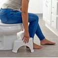 thumbnail image 6 of Clorox Antimicrobial Reversible Toilet Stool with Elevated Support, White, 250 lb Limit, 6 of 15