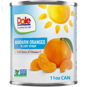 Dole Mandarin Oranges in Light Syrup, 11 oz Can