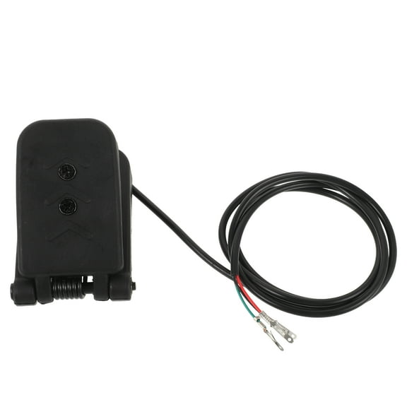 WHAMVOX Black Plastic Kart Foot Throttle Pedal for Precise Speed Adjustment Easy Installation Durable Design
