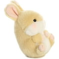 thumbnail image 3 of Aurora - Mini Brown Rolly Pet - 5" Lively Bunny - Playful Stuffed Animal, 3 of 4