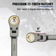 thumbnail image 4 of Llave combinada de trinquete con cabezal flexible WORKPRO 13 mm, 4 of 7