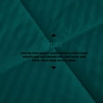 thumbnail image 5 of DNG Creations 1 Piece Stripe Diamond Comforter - Oversized King Size - 550 GSM All Season 100% Egyptian Cotton, 800 Threads Count ( Stripe Teal Colour ), 5 of 7