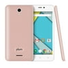 Plum - Unlocked Smart Cell Phone 4G GSM Android 8GB Memory Dual Camera Quad Core - Z515 Rose Gold