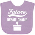 thumbnail image 3 of Inktastic Future Debate Champ Debating Boys or Girls Baby Bib, 3 of 4