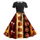 thumbnail image 3 of WILLBEST Vestidos Casuales para Mujer Vestido Informal de Verano de Manga Corta con Cuello Redondo y Cinturón Extraíble con Estampado de Oktoberfest Mediana​​, 3 of 3