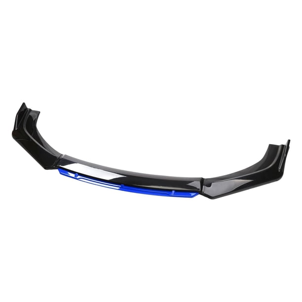 3x Universal Car parachoques delantero labio cuerpo Kit accesorio piezas automotrices reemplazo Suvs Splitter Spoiler Premium difusor cubierta , Azul negro