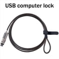 thumbnail image 4 of 4X USB Password Lock Computer Lock Password Protection Anti-Theft Lock Universal Laptop Computer Password Lock, 4 of 8
