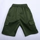 thumbnail image 4 of Pantalones cortos cargo elásticos REDARER para niño: pantalones cortos casuales para exteriores con 4 bolsillos, tejido de secado rápido, para tallas 10-11 años, 4 of 4