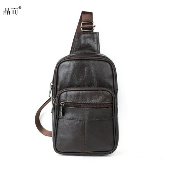 Men's crossbody shoulder bag, casual travel chest bag