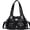 Black, variant on Sunyuer Soft PU Leather Tote Bag for Women, Large Capacity Hobo Handbag Shoulder Bags Multi-Pocket Crossbody Bag