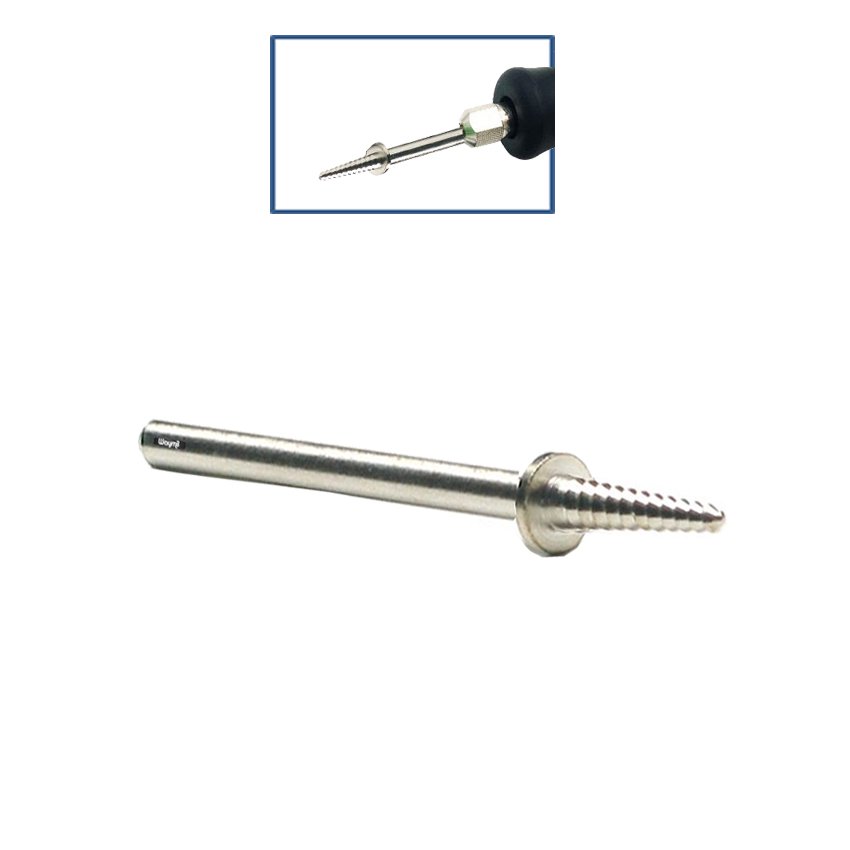 Mini Taper Screw Point Mandrel 1/8" Shank 1/2" L Thread For
