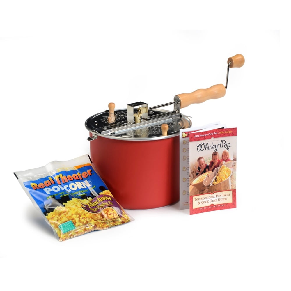 Wabash Valley Farms 6Quart Whirley Pop Stovetop Popcorn Popper (Barn