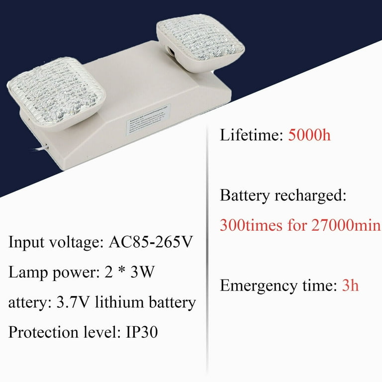 Battery Powered Emergency Exit Lights Shelly Lighting