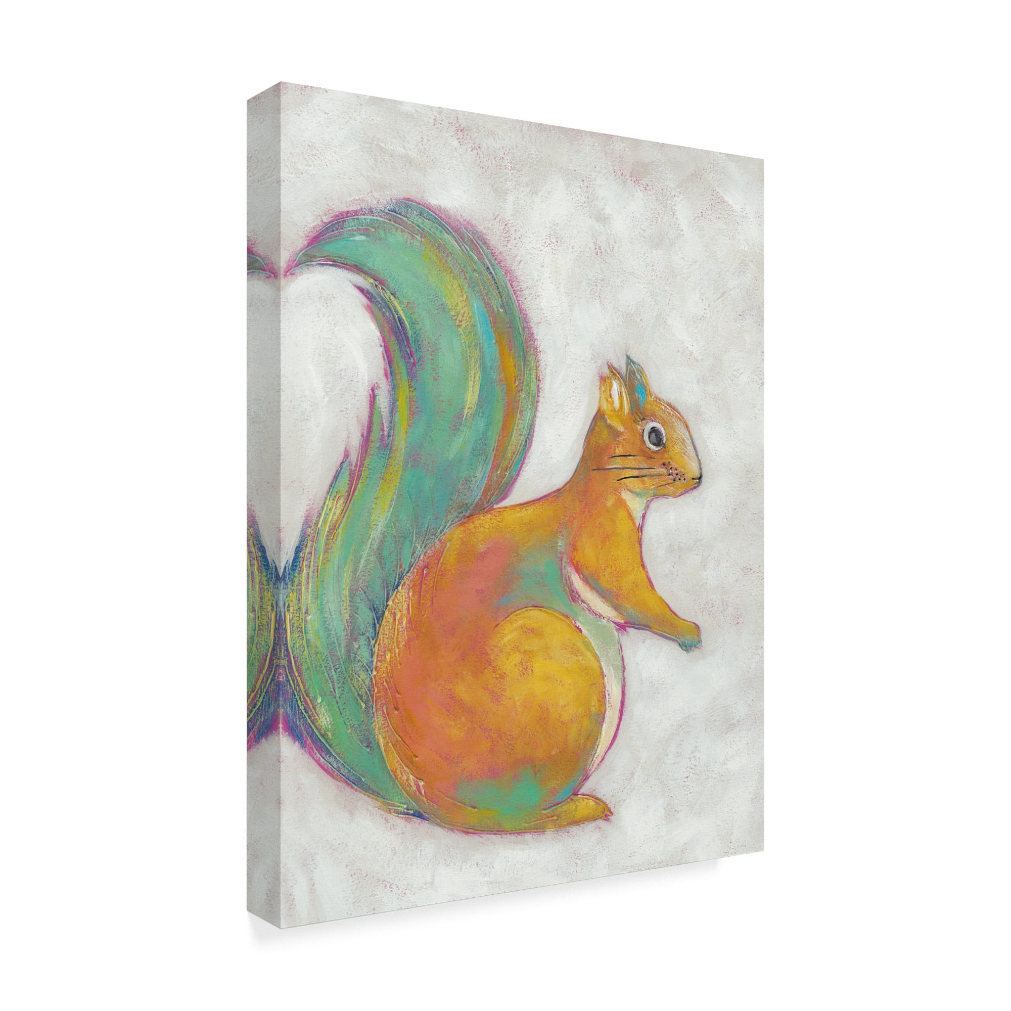 Trademark Fine Art 'Woodland Friends I' Canvas Art by Chariklia Zarris