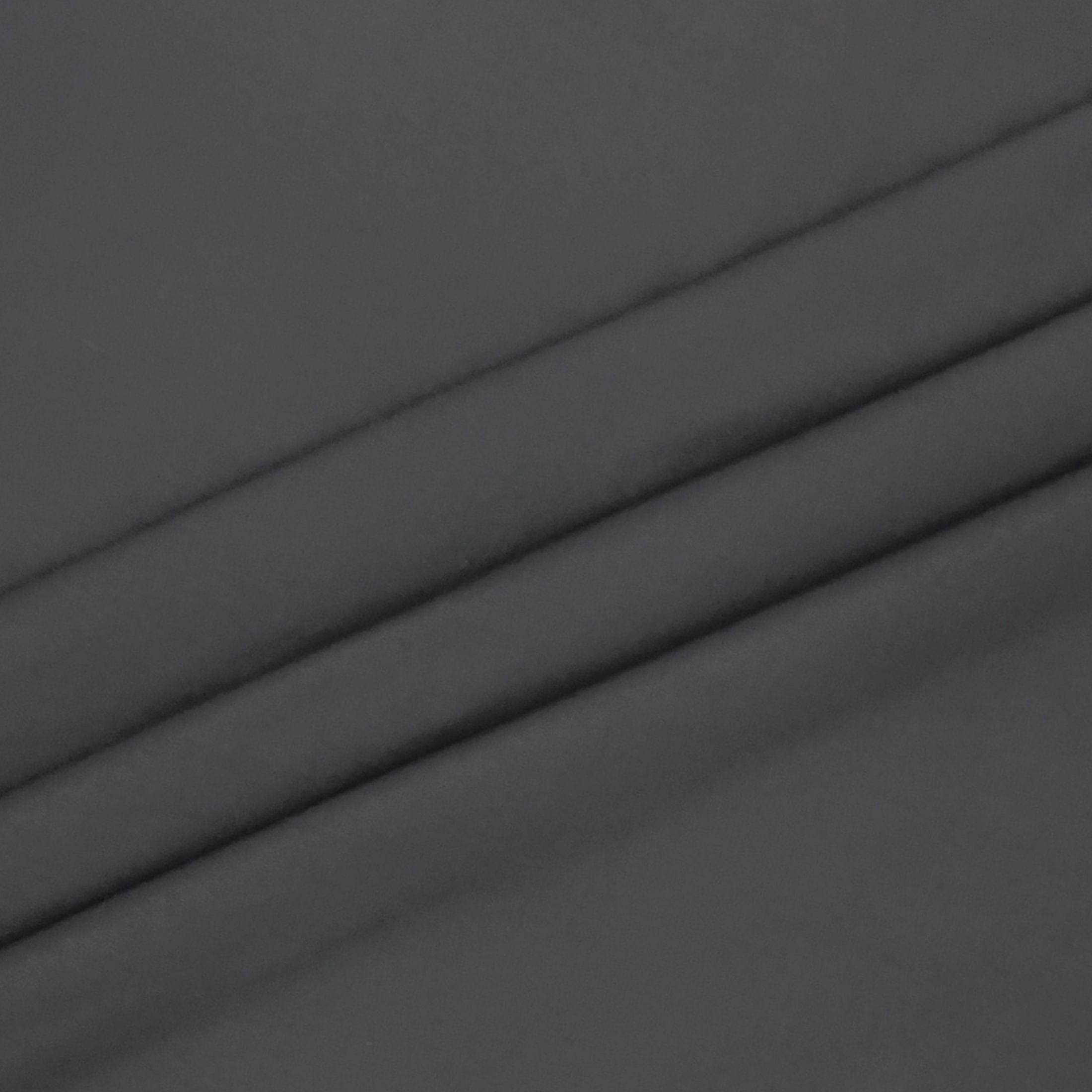 Shason Textile 4 Yard Cut Poly Cotton Fabric, Dark Grey, 44" Wide for Craft & Quilting Projects