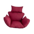 thumbnail image 4 of koolsoo Coussin de Chaise Oeuf Coussin de Siège Suspendu pour Famille Balcon Extérieur Rouge, 4 of 8