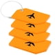 thumbnail image 1 of Paquete de 4 etiquetas de equipaje con etiquetas de dirección, etiquetas de equipaje para maletas con cable de acero inoxidable, etiquetas de equipaje para maletas, bolsos y bolsos (negro), 1 of 4