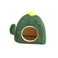 thumbnail image 4 of Cama cálida para hámster, cueva para cobayas, suave y cómoda, nido para dormir de invierno para hámster, casa de cama para animales pequeños para M, 4 of 8