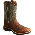 thumbnail image 2 of Twisted X Men's 11" Tech X Boots - Comfortable Casual Western Boots for Men, Brown & Green, 10 EE, 2 of 6