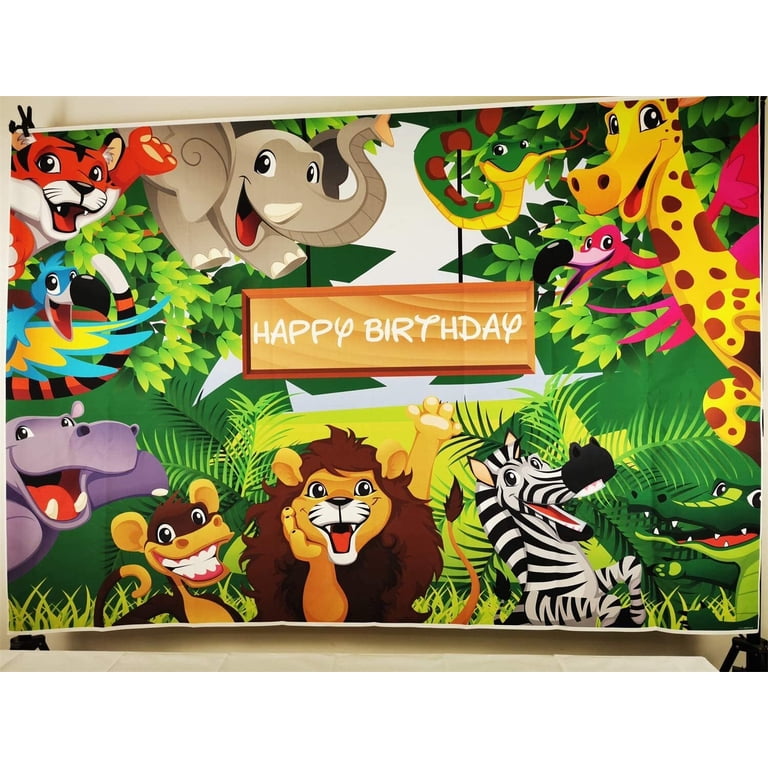 Happy Birthday Zoo Animals