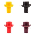 thumbnail image 3 of WEUVEB Silicone Wine Bottle Stoppers, Assorted Colors, Air-Tight Seal, Reusable, Dishwasher Safe, 8Pcs, 3 of 8