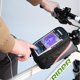 thumbnail image 2 of ZHAOCHENG Soporte para teléfono de bicicleta impermeable, negro 1 pieza, pantalla táctil transparente, 2 of 5