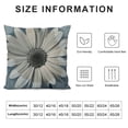 thumbnail image 5 of Throw Pillow Cover White Petal Floral Plant Nature Bloom Botany Handmade Decorative Square Pillow Case Cushion Cover for Home Car Decorative, 5 of 5