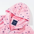 thumbnail image 4 of MGEOY Boys Girls Rain Jackets Lightweight Waterproof Hooded Cotton Raincoats Windbreakers for Kids, 4 of 7