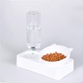 thumbnail image 3 of Mascota Perro Gato Alimentador doble Tazón de agua Tazón de protección del cuello 15 grados aju MABOTO Cuenco de plástico, 3 of 7