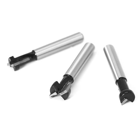 

3x Premium Router Bits for Accurate Cuts and Clean Edges 1/4 Shank Diameter for Workshop Use on Various Materials